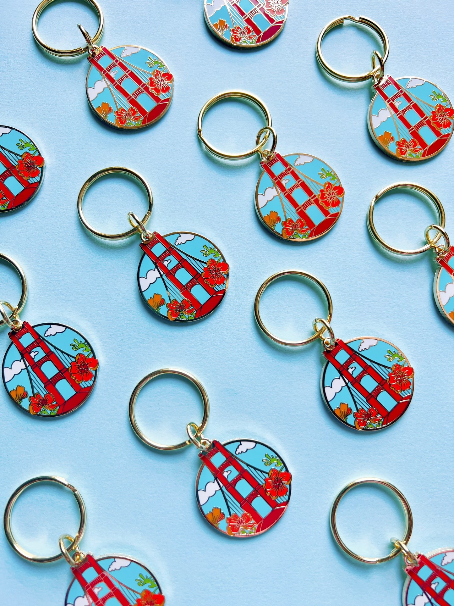 Golden Gate Bridge Keychain