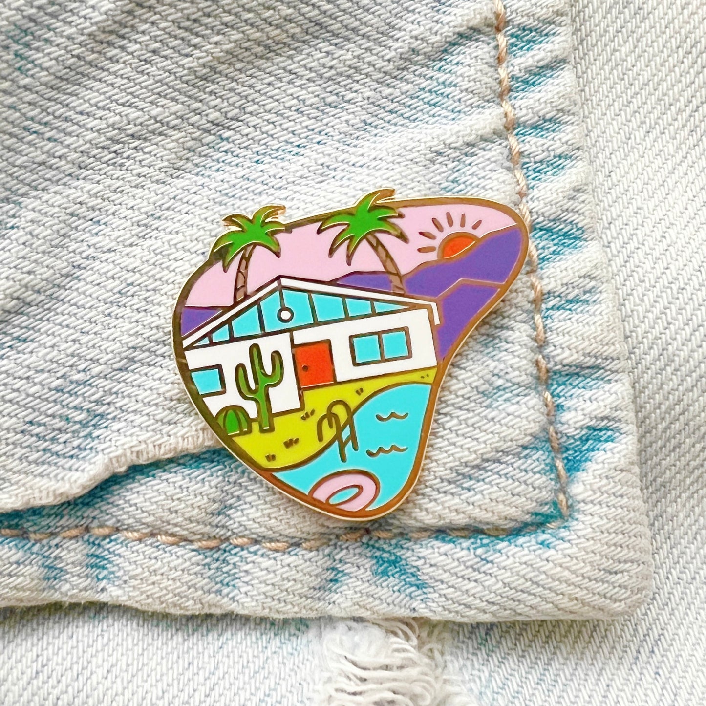 Palm Springs Enamel Pin