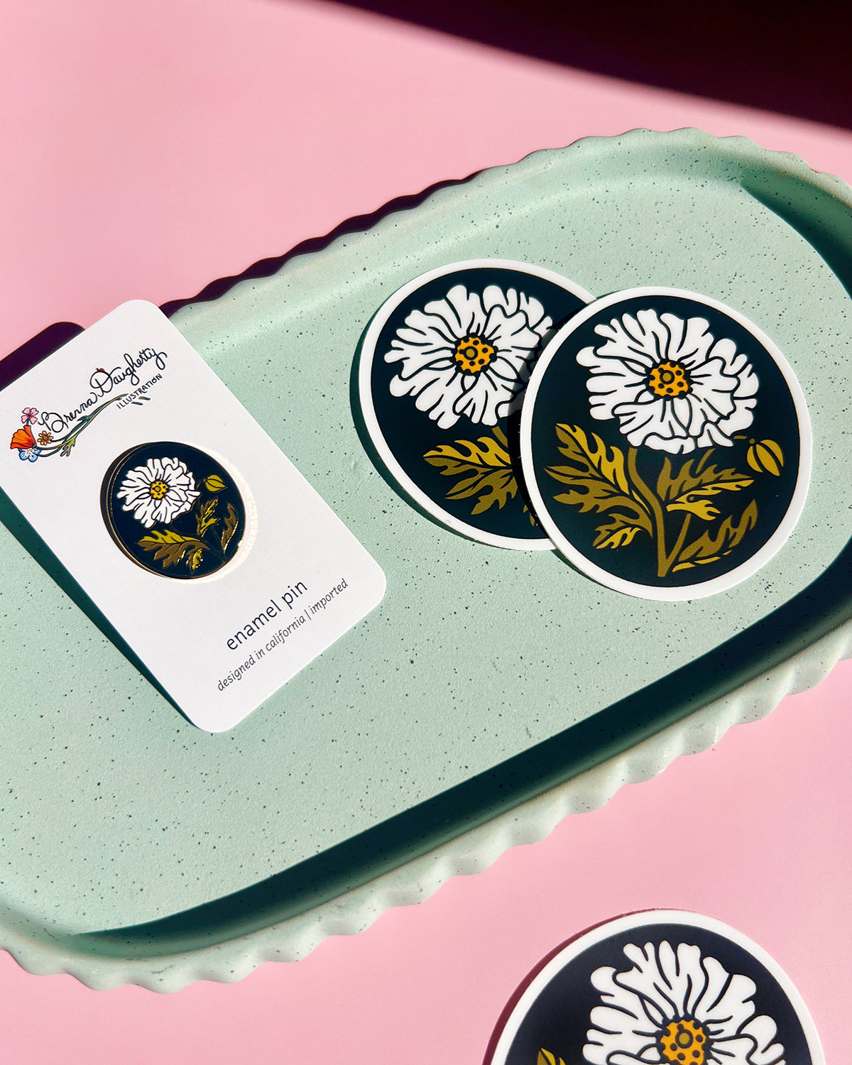 Matilija Poppy Sticker