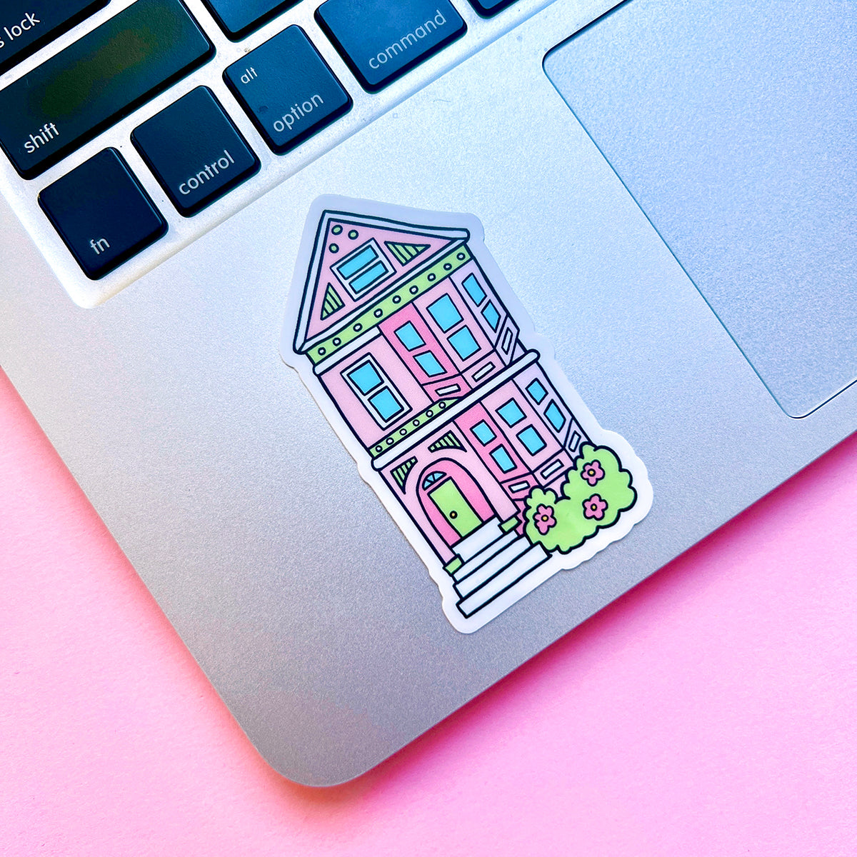 San Francisco Pink House Sticker