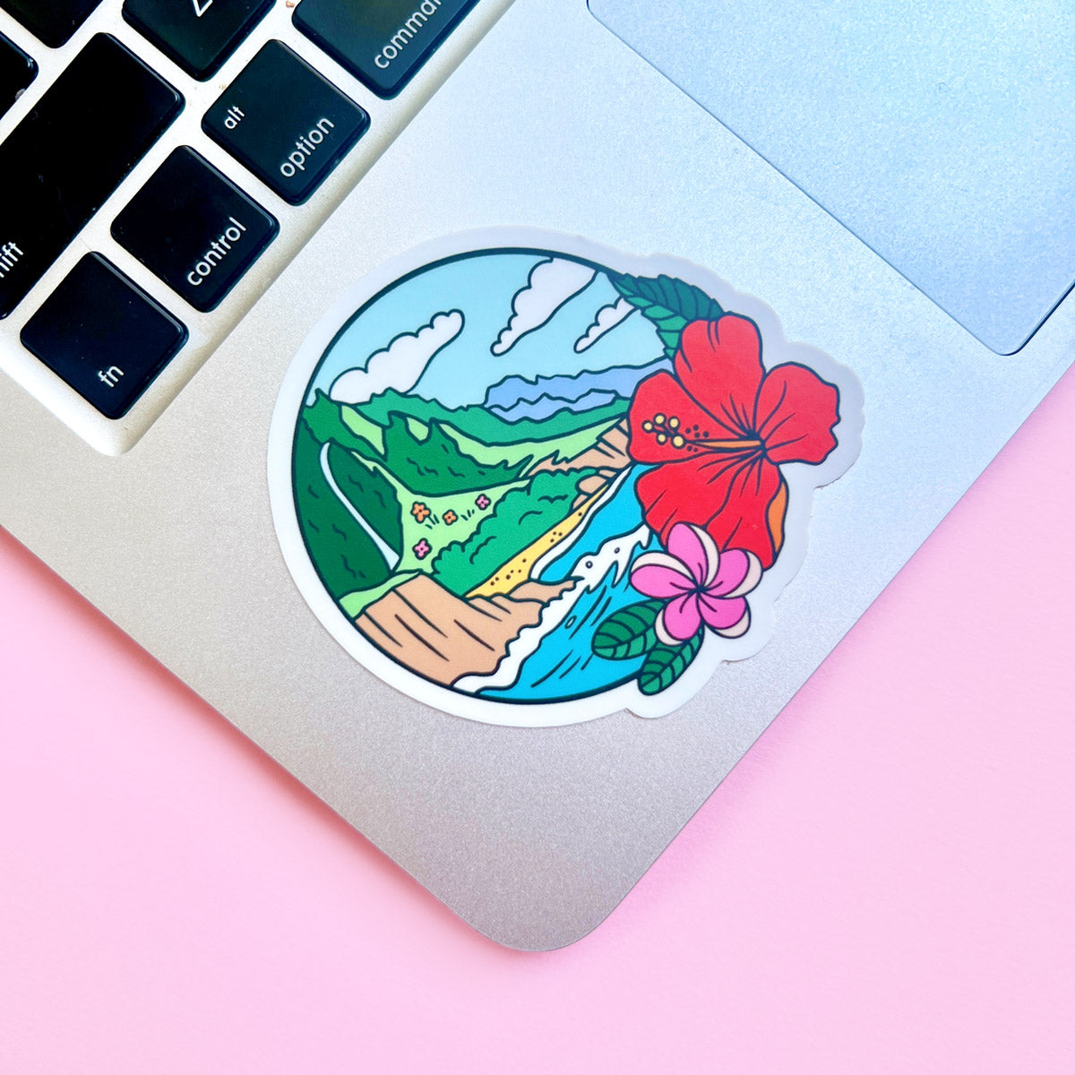 Tropical Kauai Hawaii Sticker