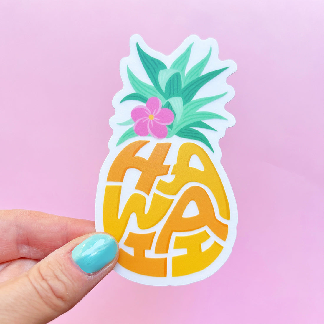 Hawaii Pineapple Sticker