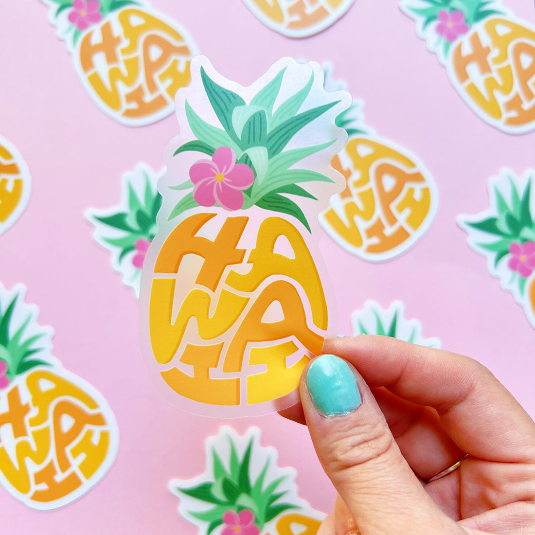 Hawaii Pineapple Sticker