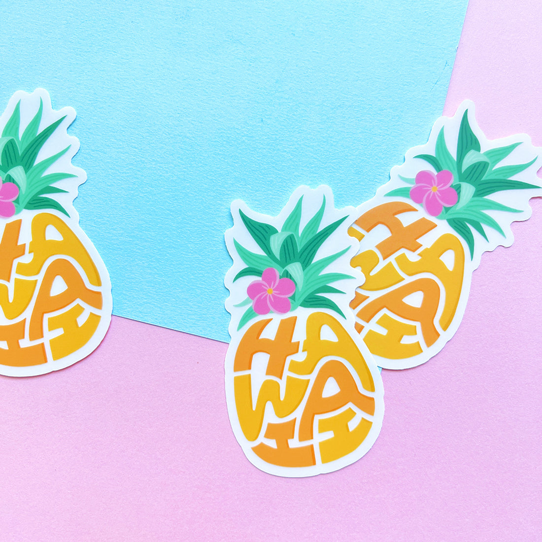Hawaii Pineapple Sticker