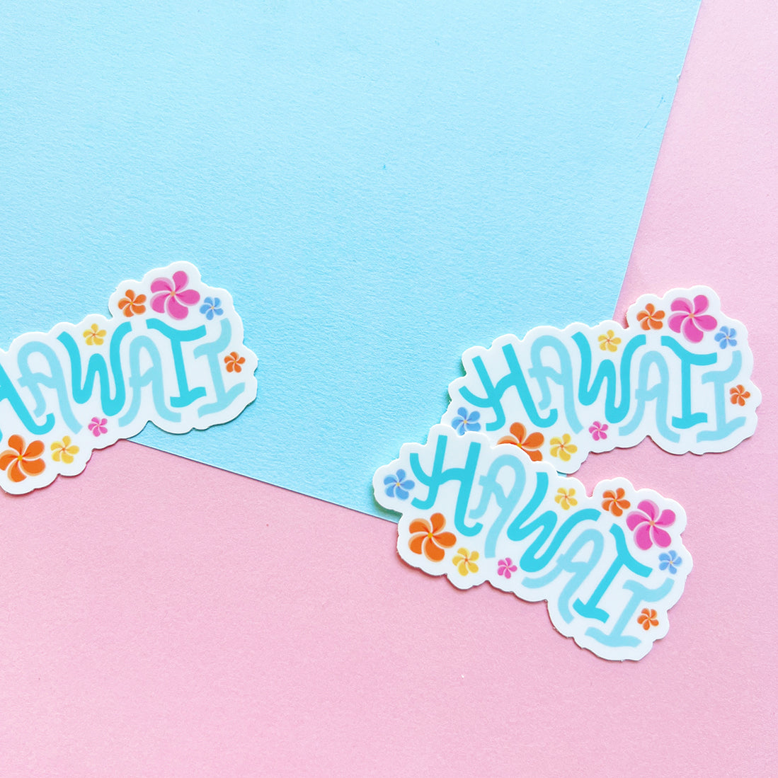 Hawaii Plumeria Sticker