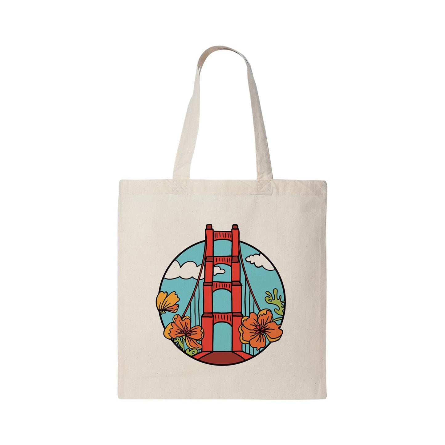 San Francisco Golden Gate Bridge Tote Bag