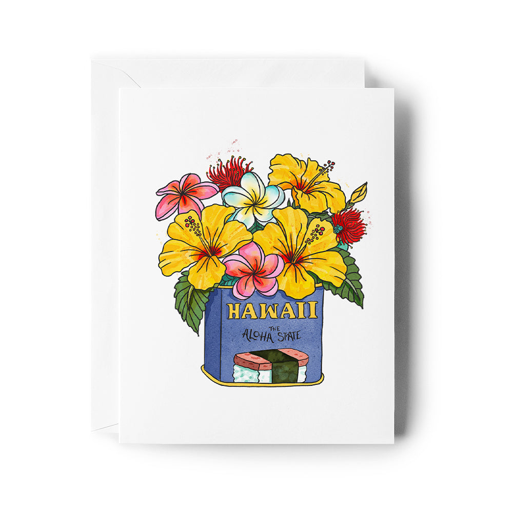 Hawaii Hibiscus State Flower Card