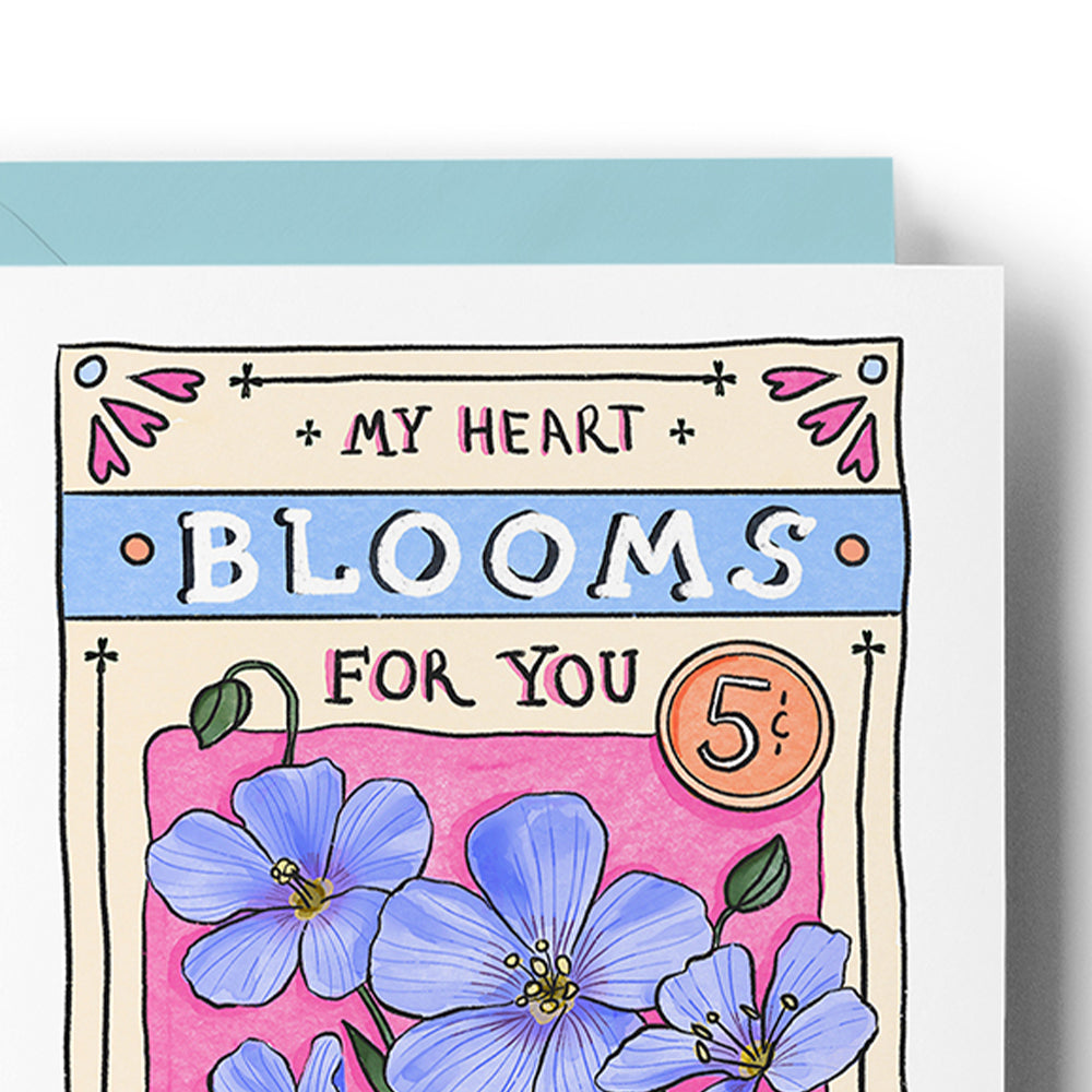 Flower Seed Packet Valentine's Day Card