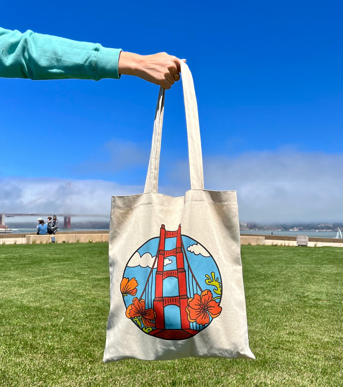 San Francisco Golden Gate Bridge Tote Bag