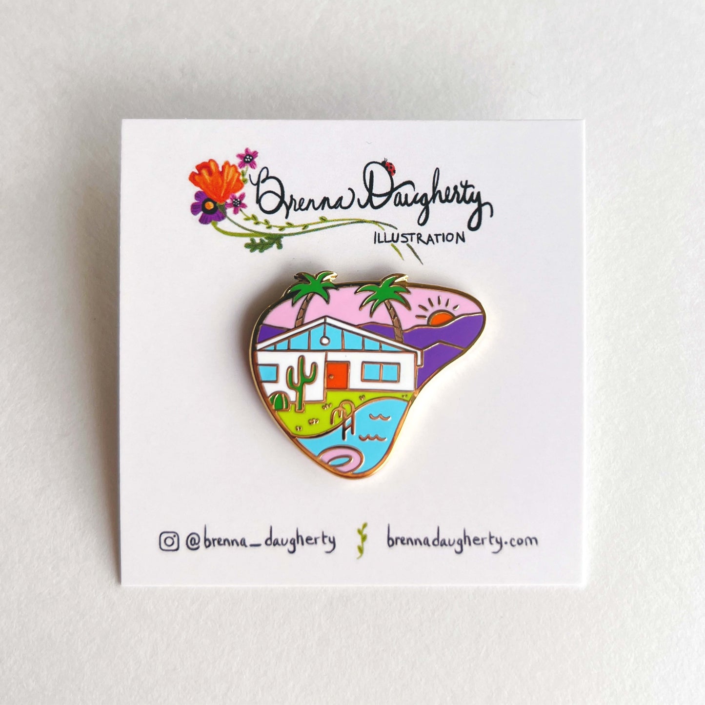 Palm Springs Enamel Pin