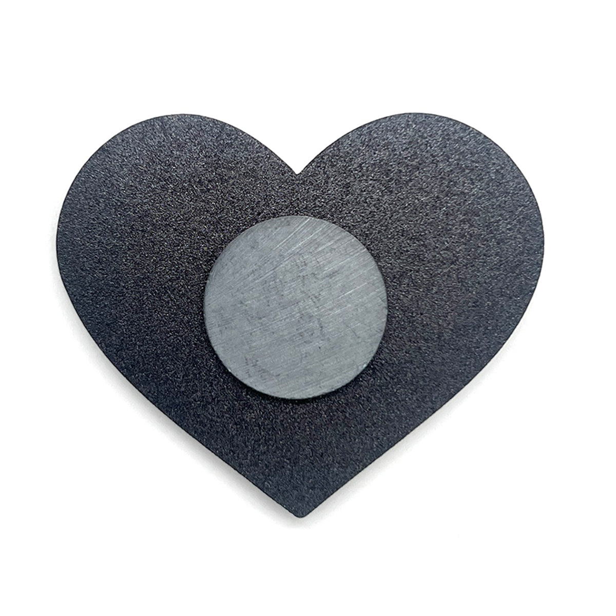 California Poppy Heart Wood Magnet