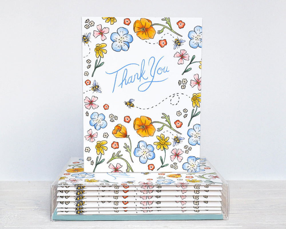 Wildflower Thank You Card