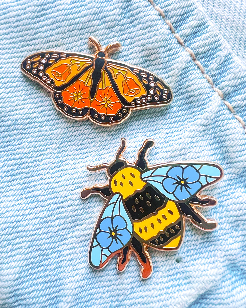 California Honey Bee Pin