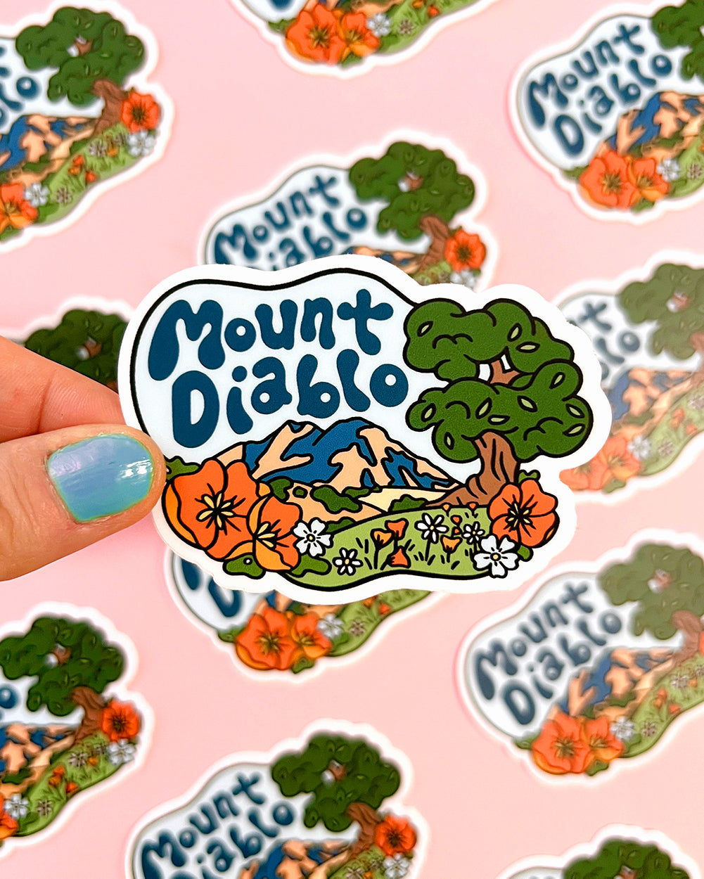Mount Diablo East Bay Sticker