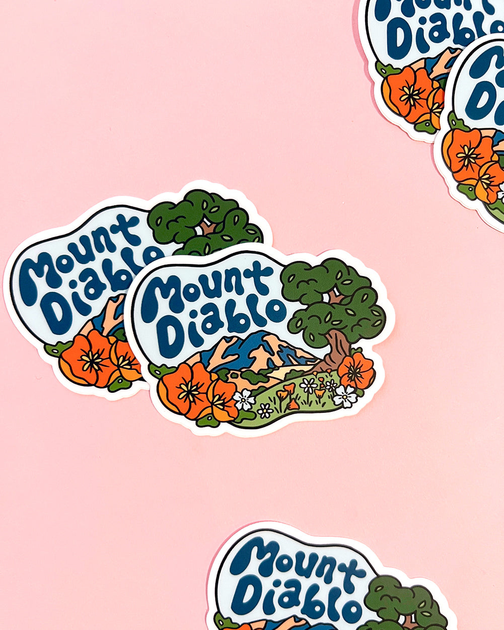 Mount Diablo East Bay Sticker