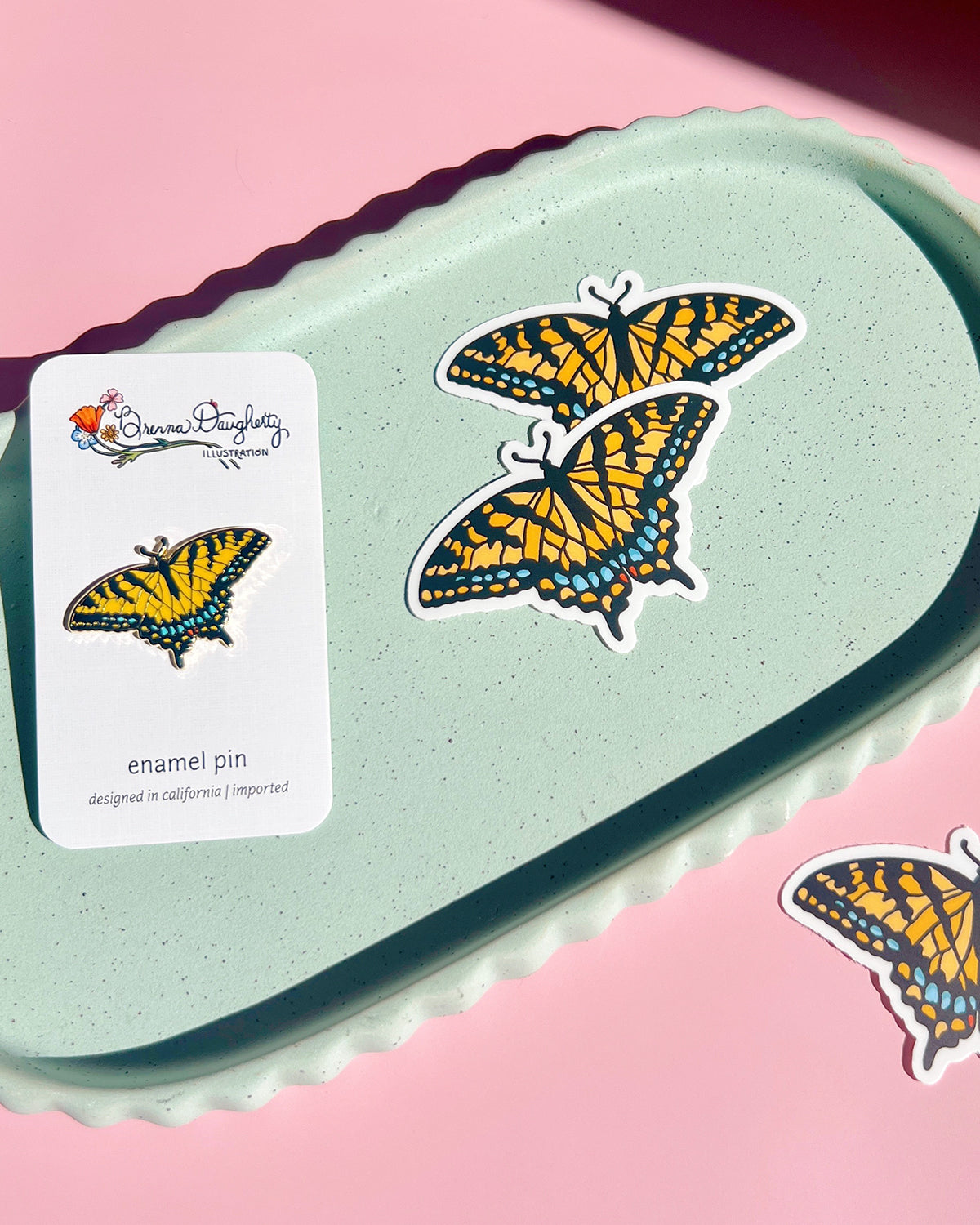 Western Swallowtail Butterfly Sticker