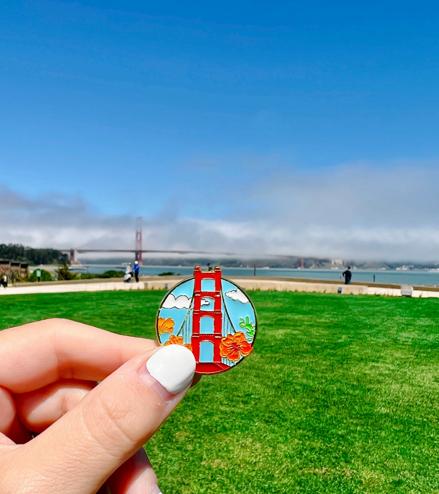 Golden Gate Bridge Enamel Pin