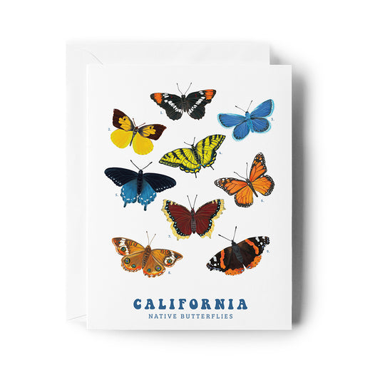 California Native Butterflies Card