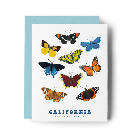 California Native Butterflies Card