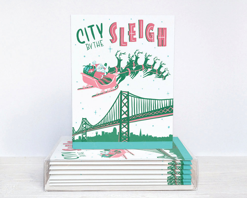 City by the Sleigh Holiday Card