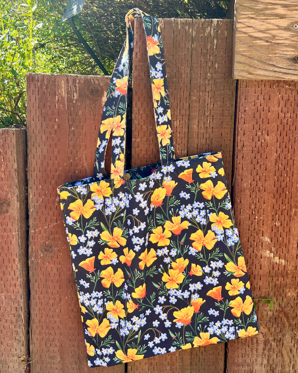 California Poppy Organic Cotton Canvas Tote