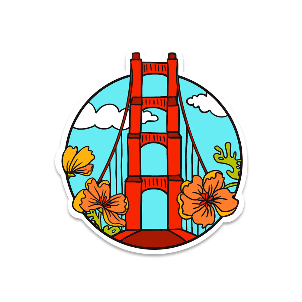 Golden Gate Bridge Sticker