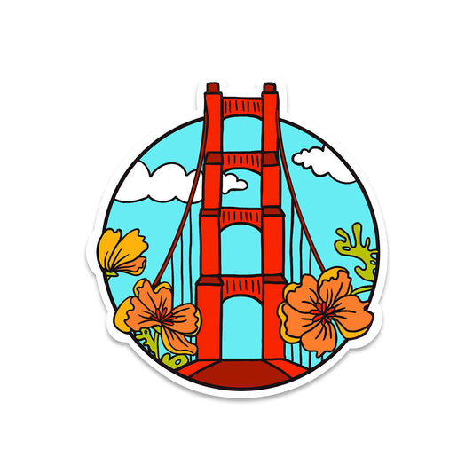 Golden Gate Bridge Sticker