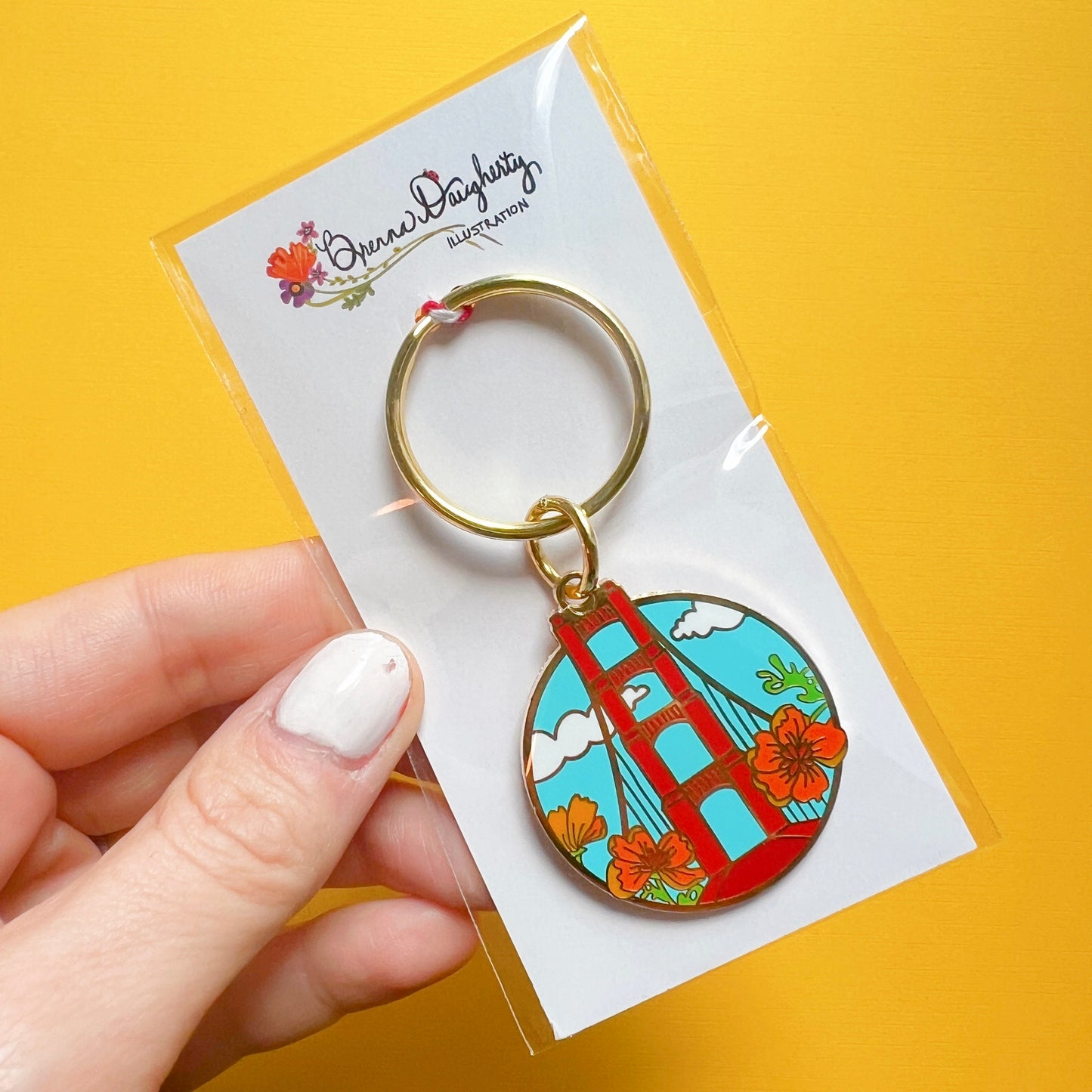 Golden Gate Bridge Keychain