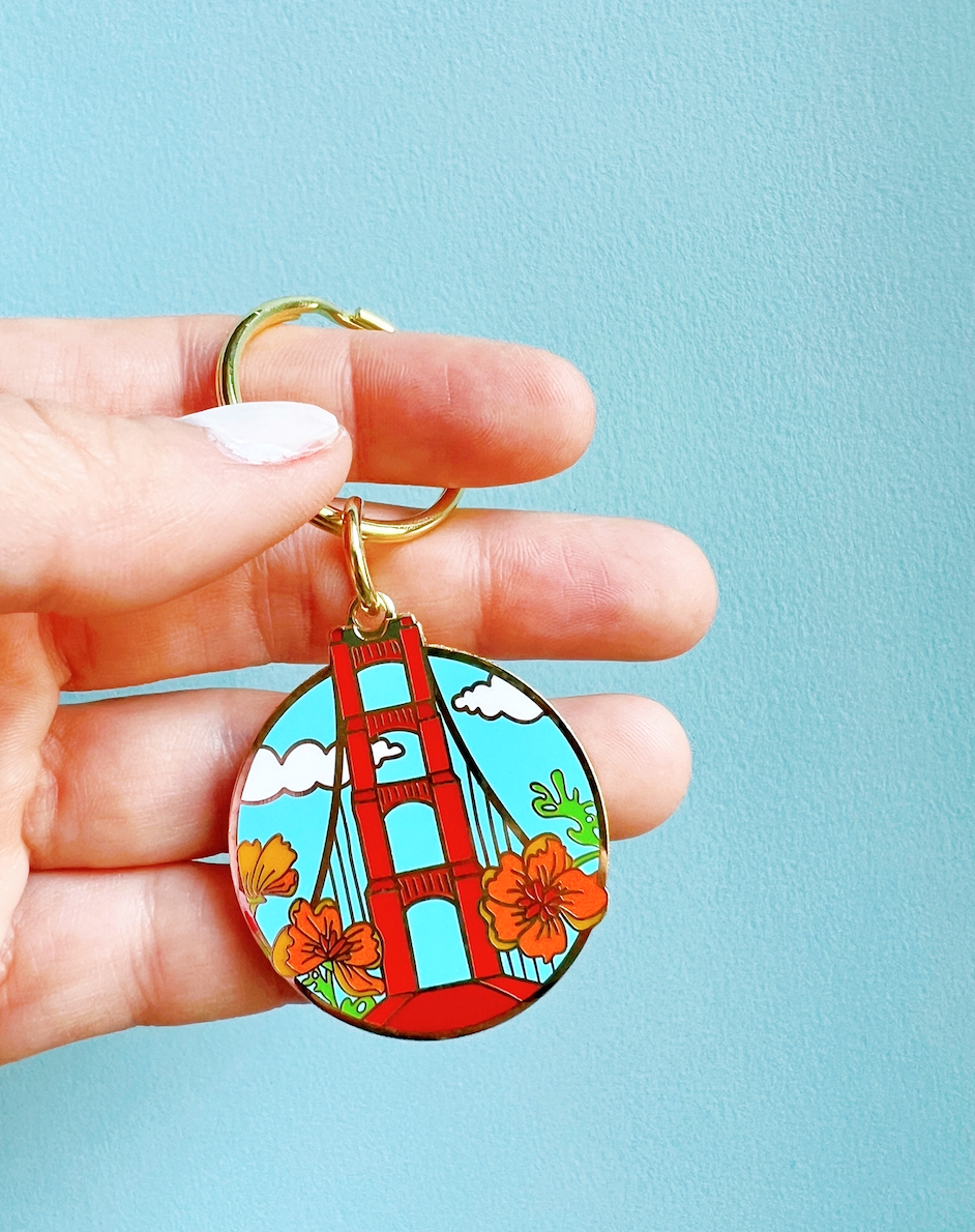 Golden Gate Bridge Keychain