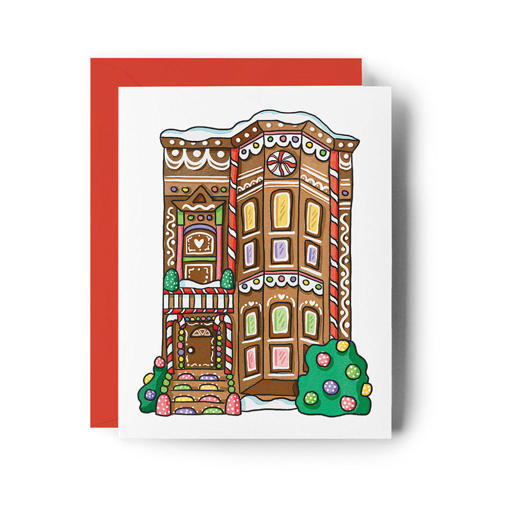 San Francisco Gingerbread House Holiday Card