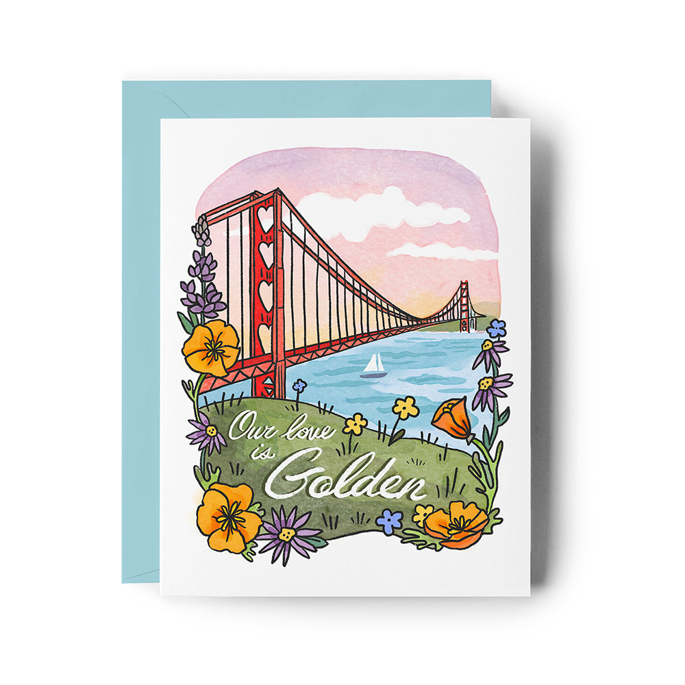 San Francisco Valentine Love Card