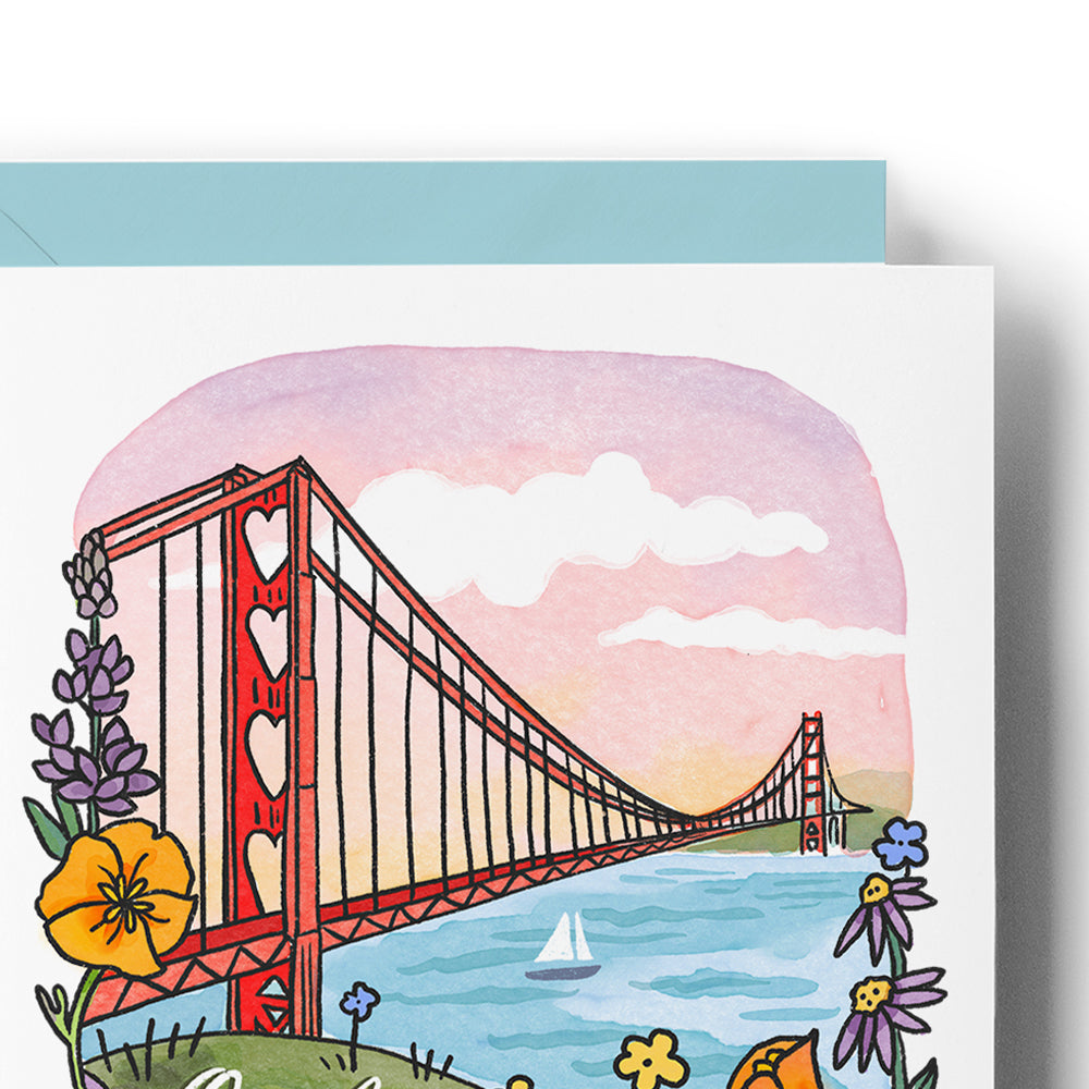 San Francisco Valentine Love Card