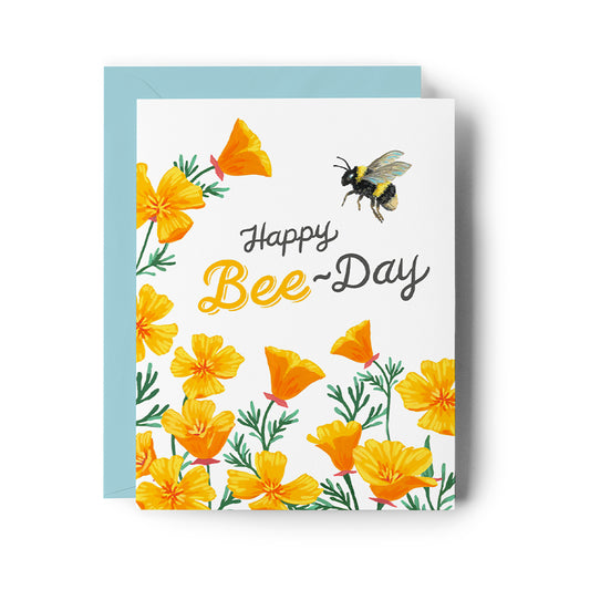 Bee-Day Wishes Birthday Card