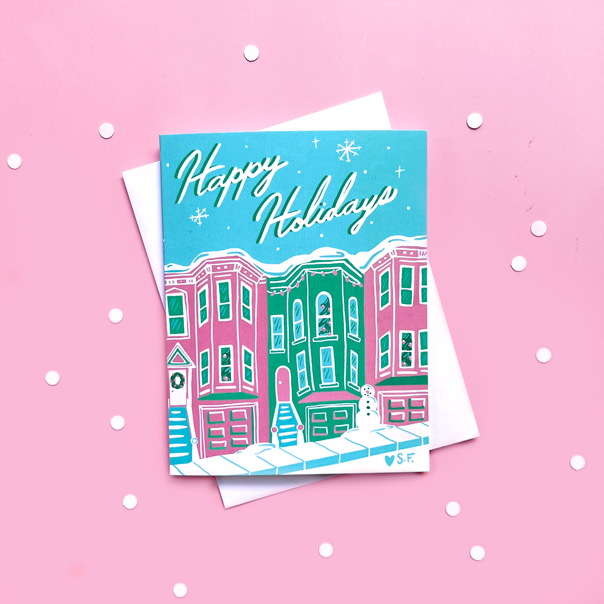 Painted Ladies Holiday Card