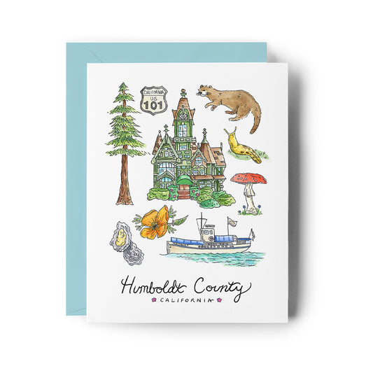 Humboldt County Greeting Card
