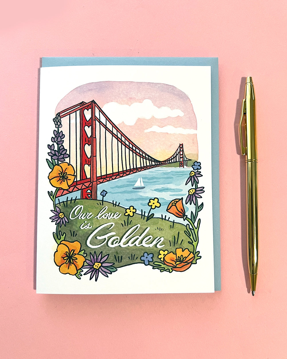 San Francisco Valentine Love Card