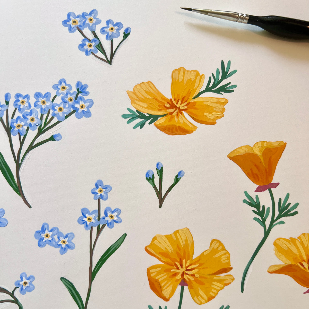 California Poppy Organic Cotton Canvas Tote
