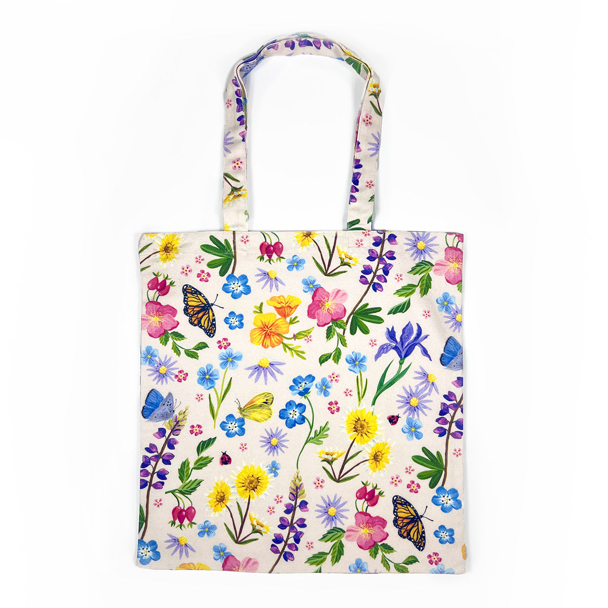 Wildflower Garden Organic Cotton Canvas Tote