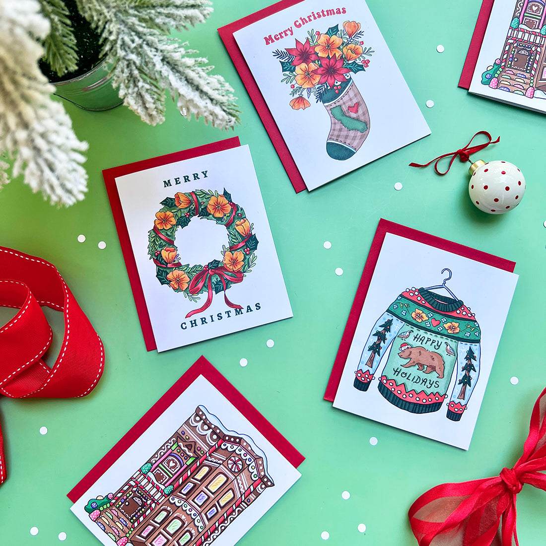 Ugly Sweater California Holiday Card