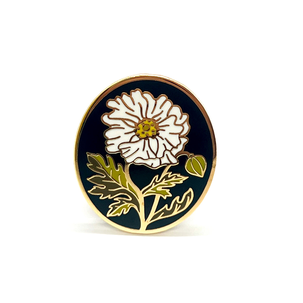 Matilija Poppy Enamel Pin