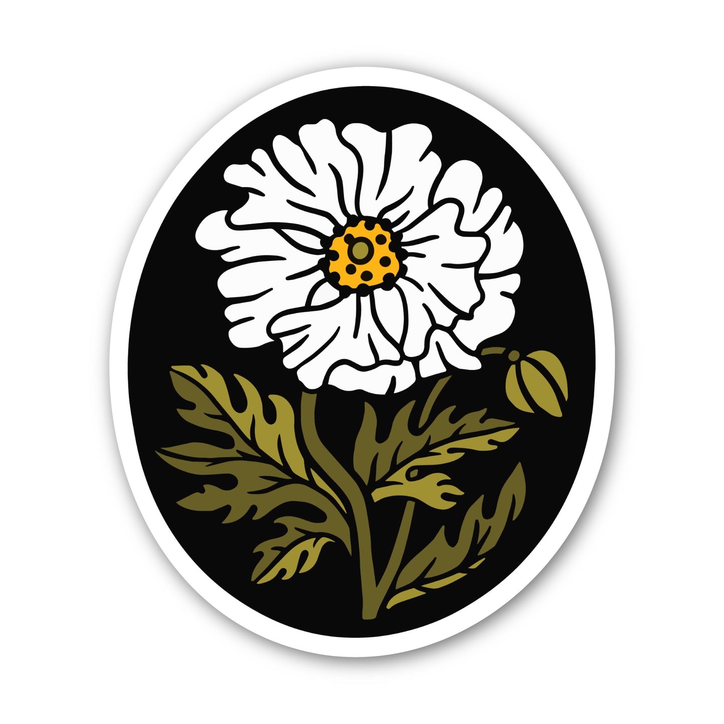 Matilija Poppy Sticker