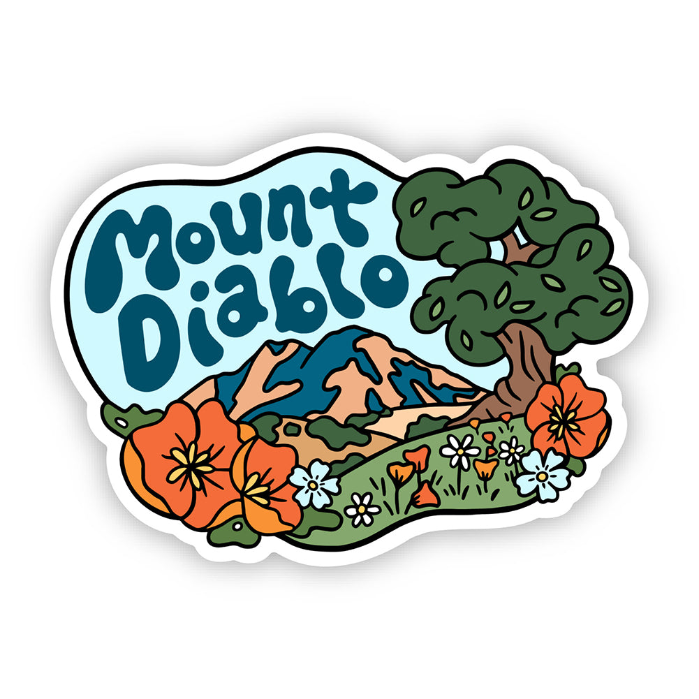 Mount Diablo East Bay Sticker