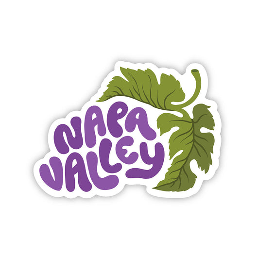 Napa Valley grape sticker