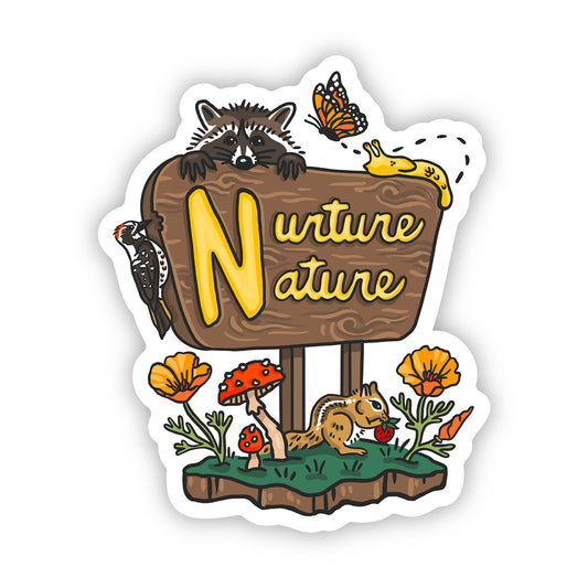 Nurture Nature Forest Animals Sticker