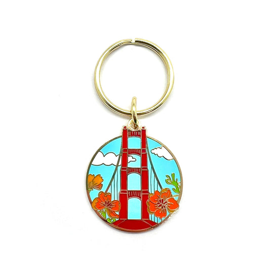 Bridge Shape Key Chain Enamel Pins & Keychains – Brenna Daugherty Illustration