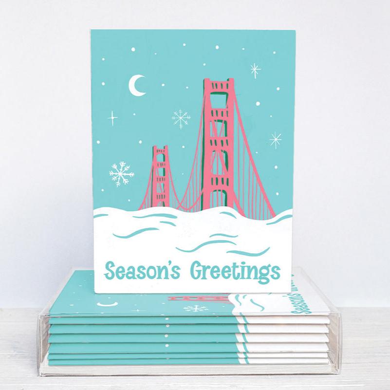 Golden Gate Bridge Holiday Card