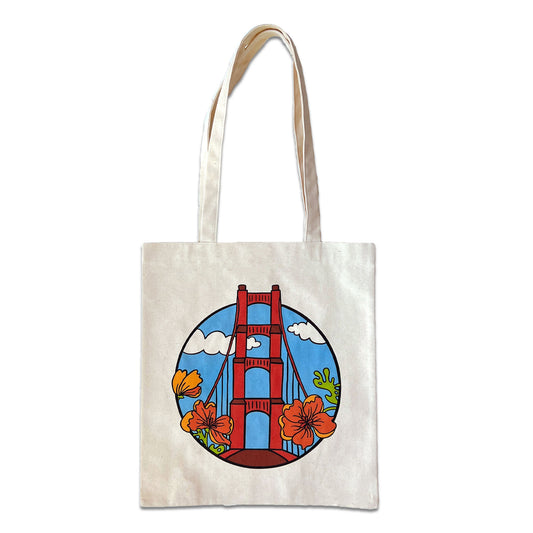San Francisco Golden Gate Bridge Tote Bag