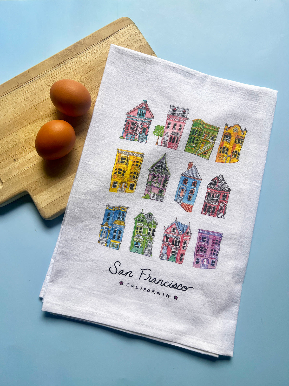 San Francisco Flour Sack Tea Towel