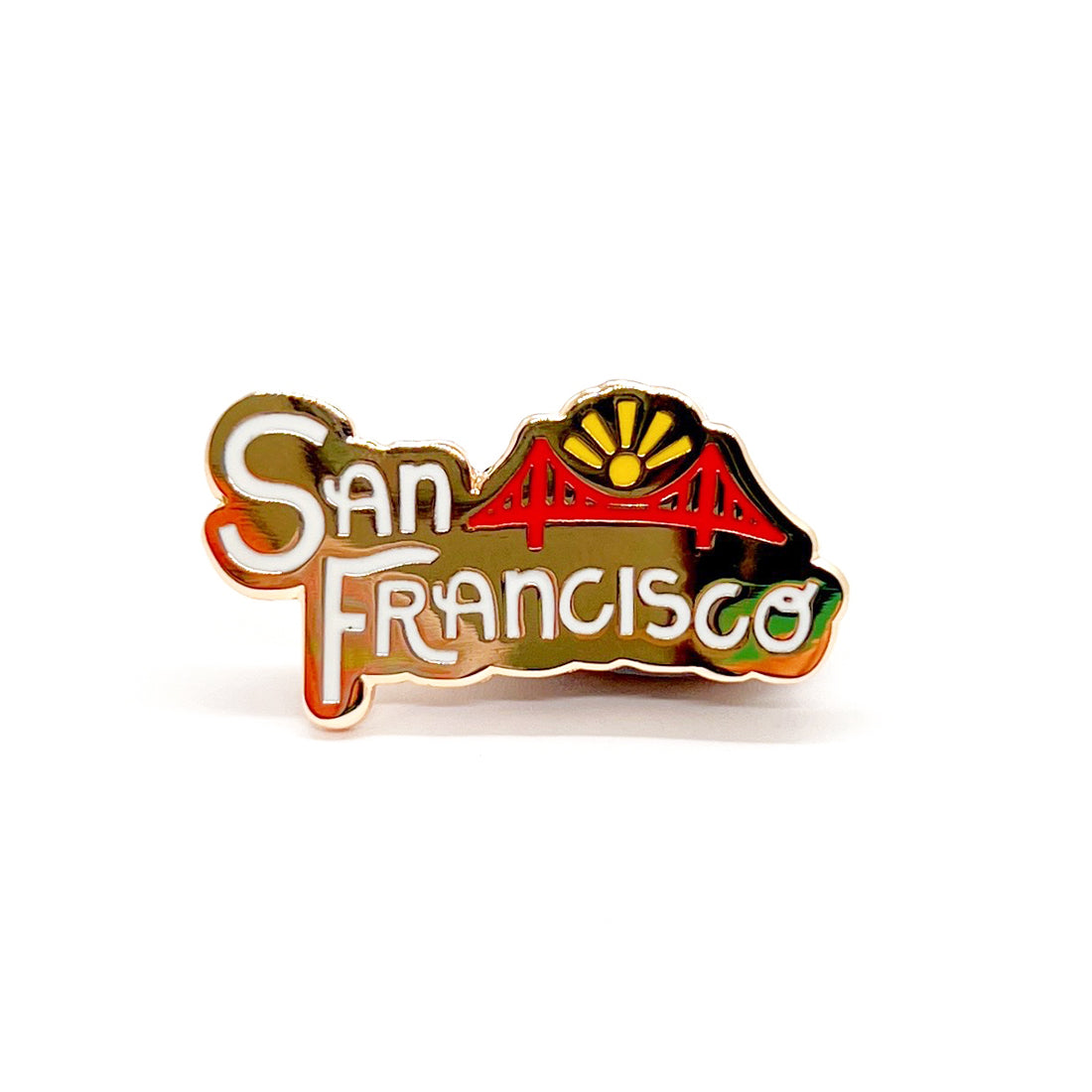 San Francisco Gold Hard Enamel Pin