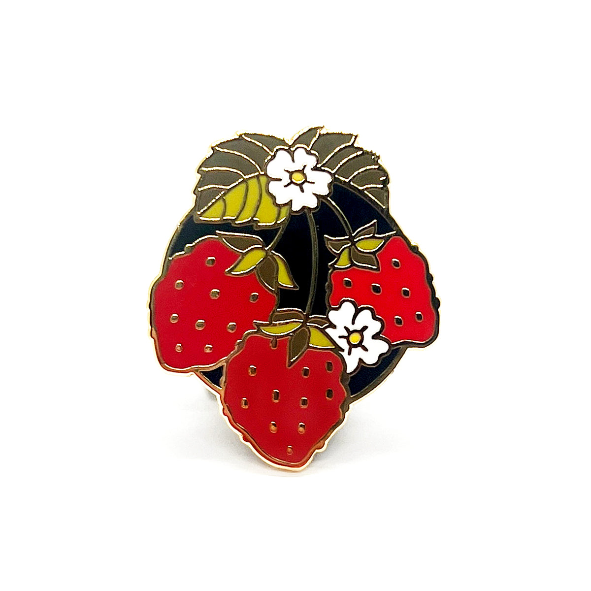 Wild Strawberry Enamel Pin